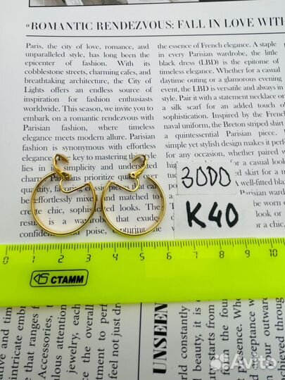 Винтажные клипсы 70- е гг США К40 В