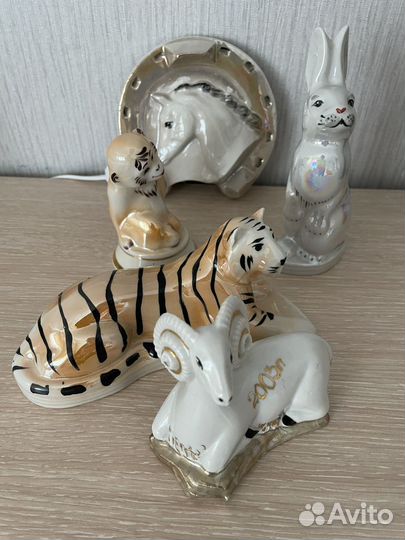 Фарфоровые статуэтки Символ года СССР
