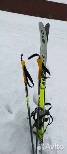 Лыжи детские 130 комплект