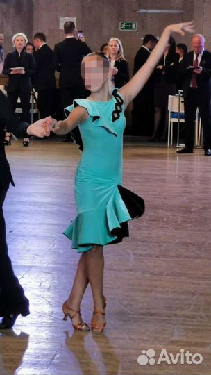 Платье для бальных танцев латина ю1