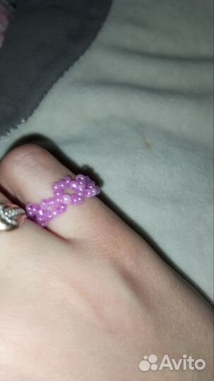 Кольцо из бисера