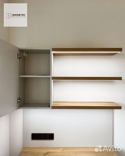 Шкаф распашной с фрезерованными фасадами