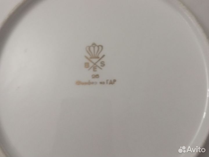 Масленка фарфор гдр