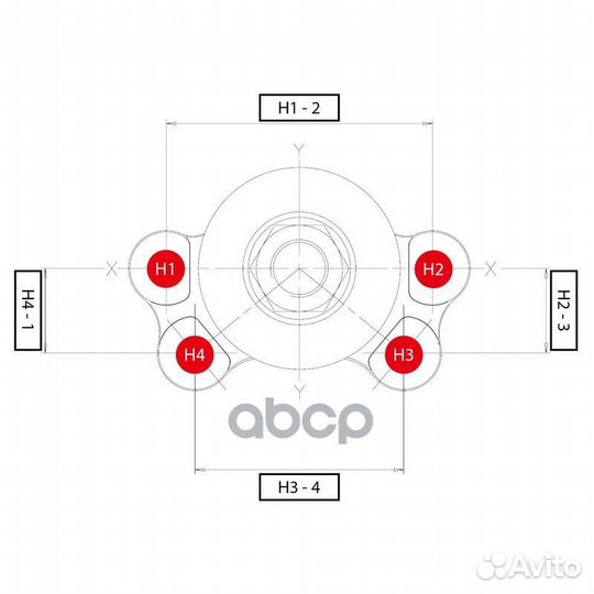 Старый номер CBT-28) Шаровая опора ниж. CB0380