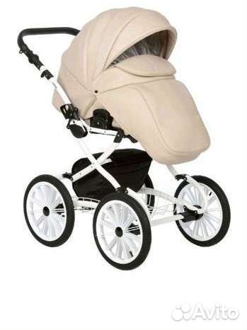 Коляска 2 в 1 indigo эко кожа