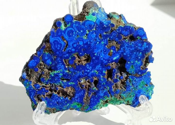 Азурит редкий пластина