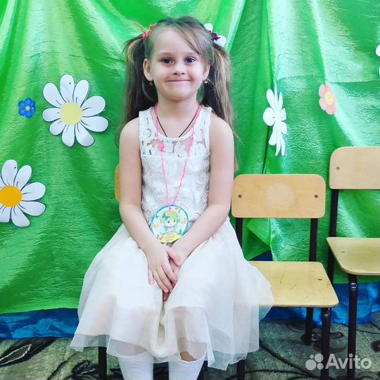 Платье для девочки 110 см 4/5 лет