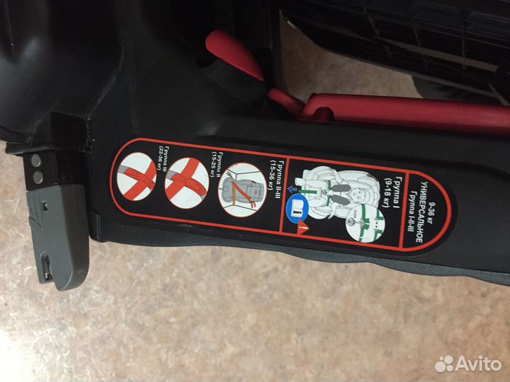 Детское автокресло 9 до 36 кг isofix