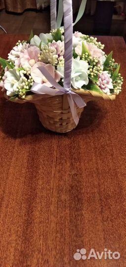 Букет цветов из мыла ручной работы