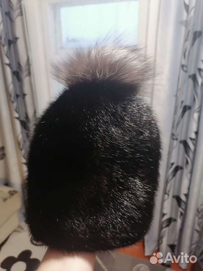 Шапка норковая новая женская