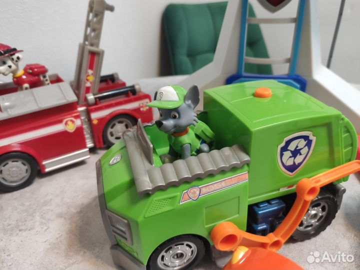 Игрушки щенячий патруль и база