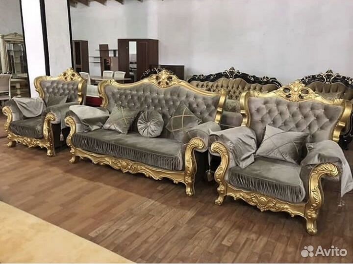 Диван и 2 кресла