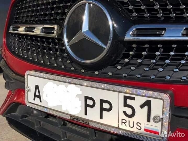 Рамочки со стразами для гос номера авто