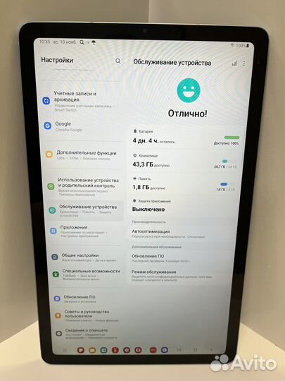 Планшет samsung galaxy tab s6 lite