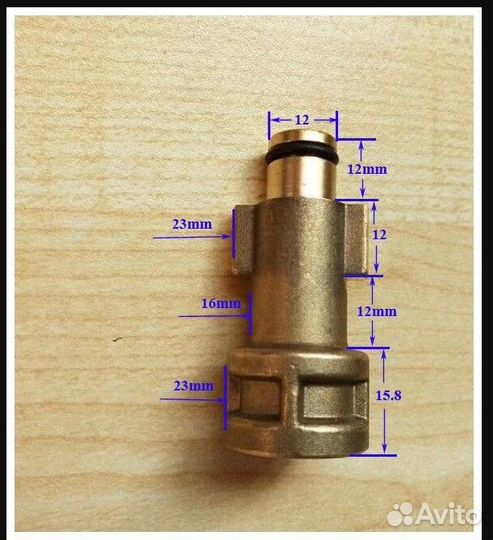 Штуцер пенной насадки