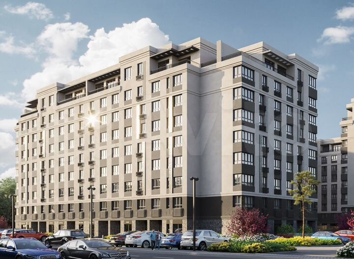 4-к. квартира, 95,6 м², 6/9 эт.