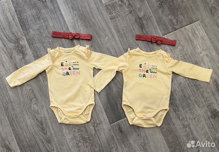 Пакет одежды для двойни 62-68