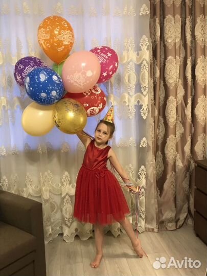 Платье праздничное для девочки на лето 134
