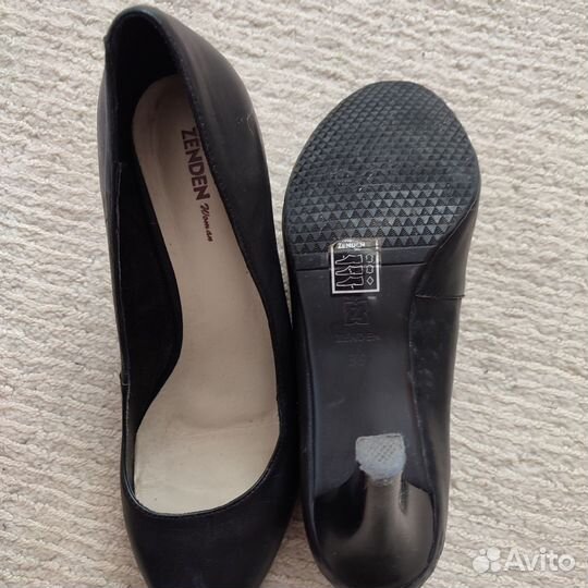 Туфли кожаные 39