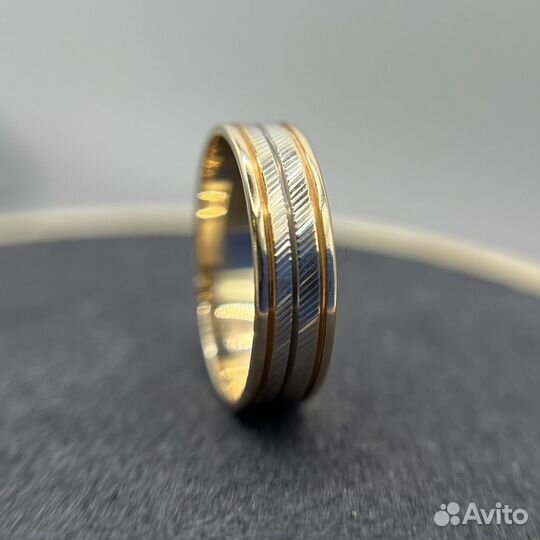 Обручальное кольцо 585 размер 17