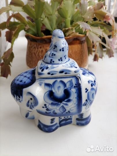 Чайница гжель, новая