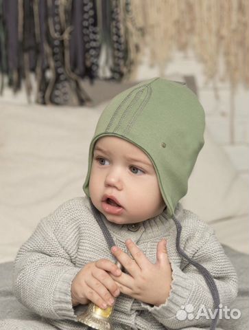 Шапка детская весна и снуд демисезонная