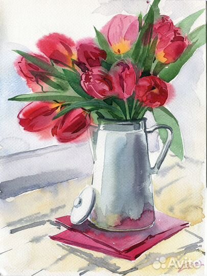 Картина акварелью 