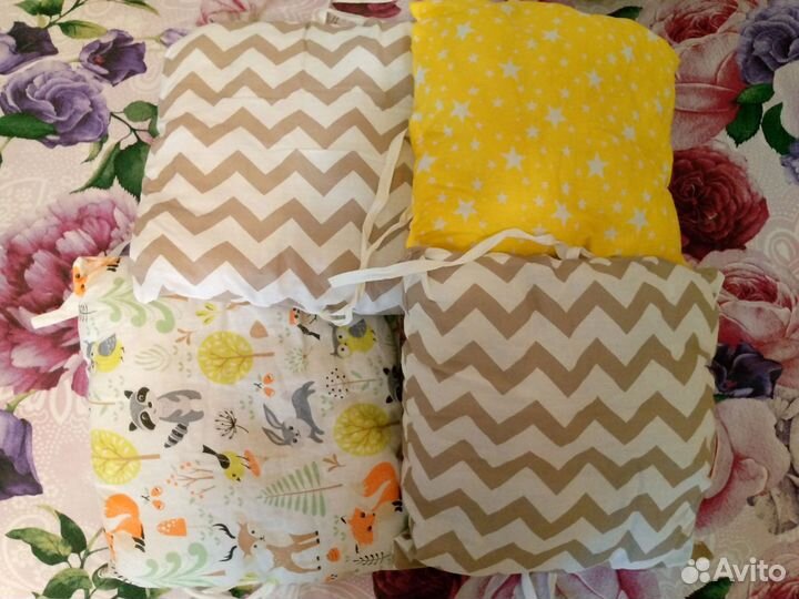 Бортики в детскую кроватку бу