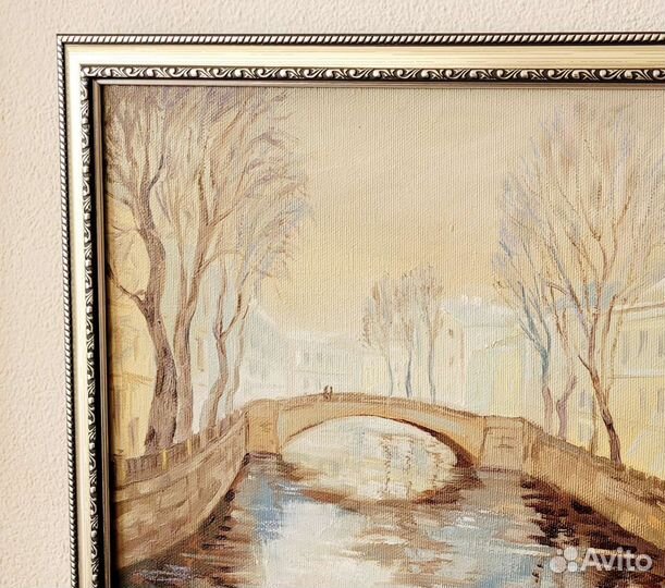 Картина маслом Санкт-Петербург. р. Фонтанка