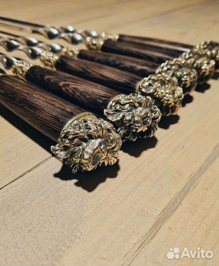 Шампуры с литыми головами люкс