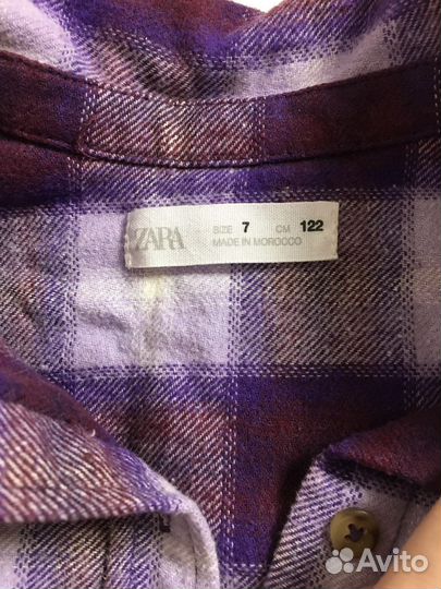 Рубашка для девочки 122 zara