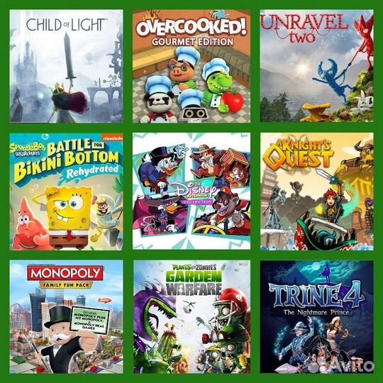 Детские игры xbox one/series (ключи активации)