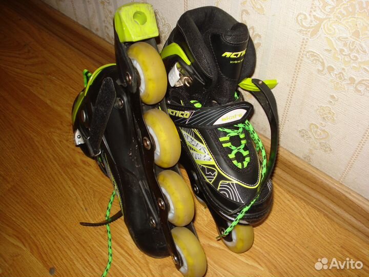 Роликовые коньки раздвижные 35-38р-р