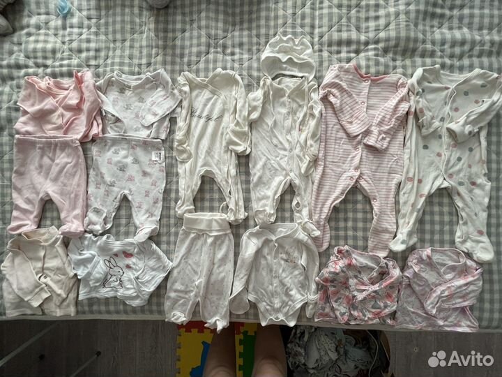 Детские вещи для новорожденных на девочку пакетом