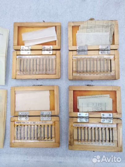 Наборы мер длины концевых км 1-Н6,2-Н4 СССР