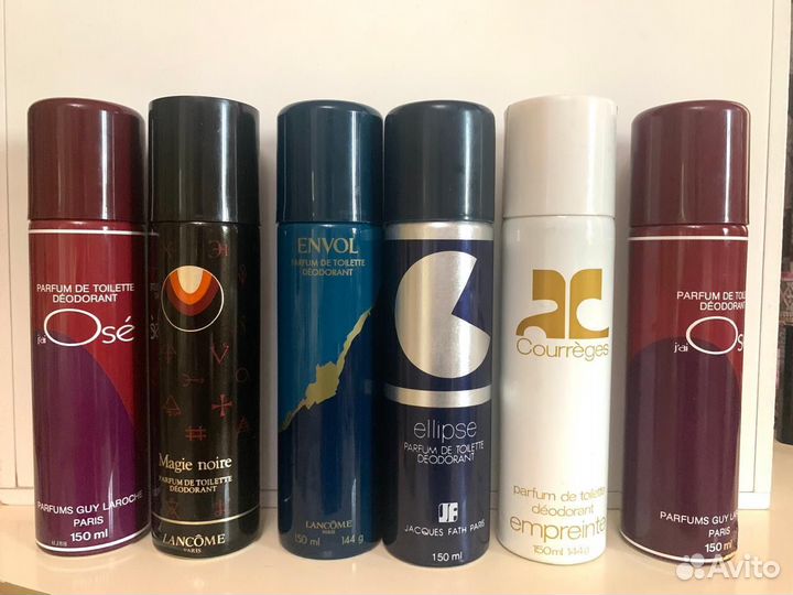 Парфюм дезодоранты винтаж