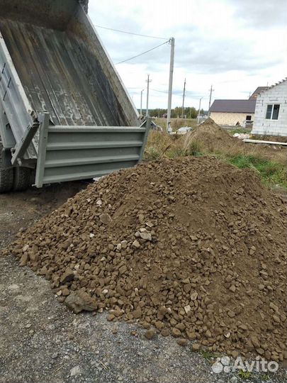 Песок, щебень, отсев, земля, глина