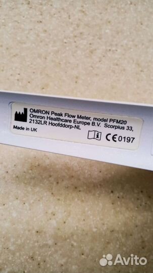 Пикфлоуметр omron PFM20