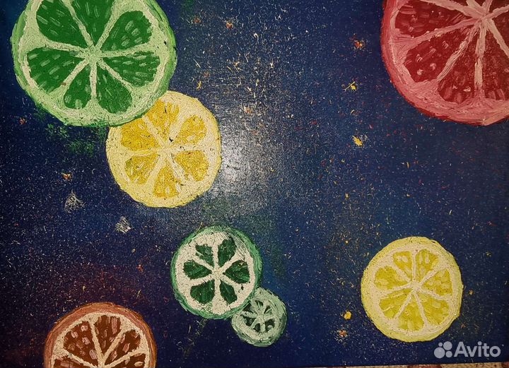 Картина маслом цитрус