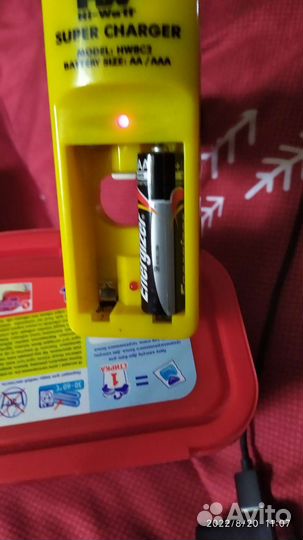 Зарядное устройство для аккумуляторов ааа 1,5v