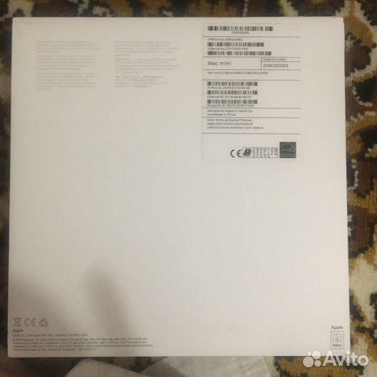 Коробка от Apple Mac Mini Space Gray