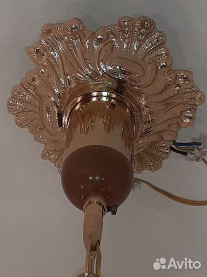 Люстра с ониксом (пластик)