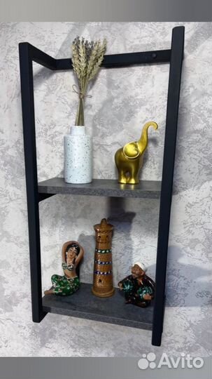 Полка настенная в стиле лофт