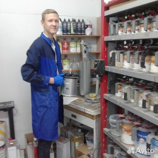 Обучение профессии колорист автоэмалей