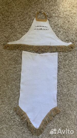 Трикотажный костюмчик для девочки вязанный крючком