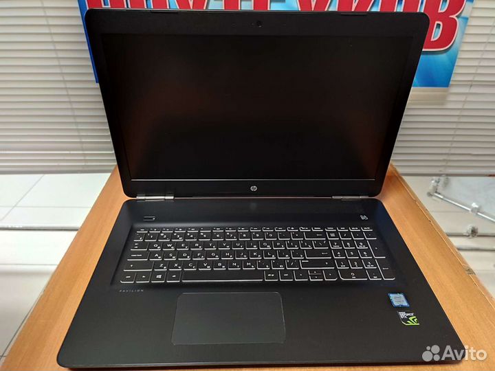 Игровой ноутбук HP / 17 дюймов / рассрочка / GTX