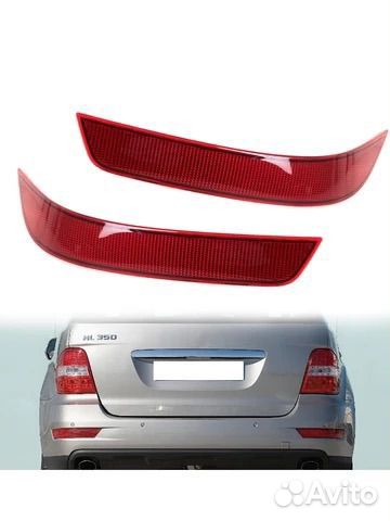 Катафот правый заднего бампера mercedes ml 164