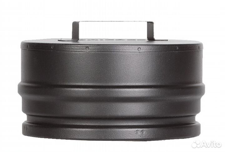 Заглушка тройника 130/230 Schiedel Permeter 50 черный RAL 9005, 1.00 шт