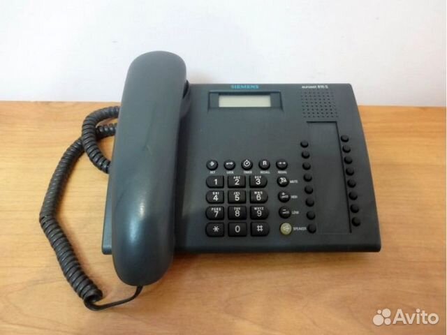 Телефон проводной Siemens Euroset 815s (черный)