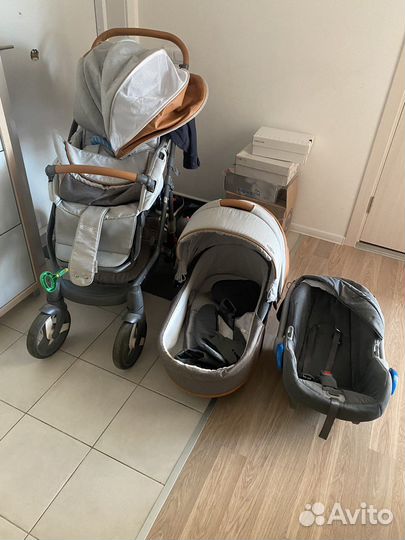 Коляска 3 в 1 bebe mobile